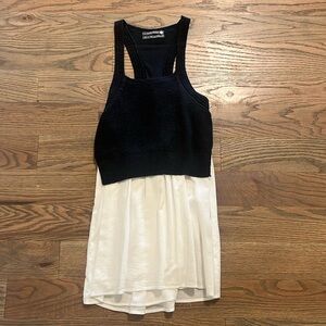 Anthropologie Navy/White Tank XS EUC